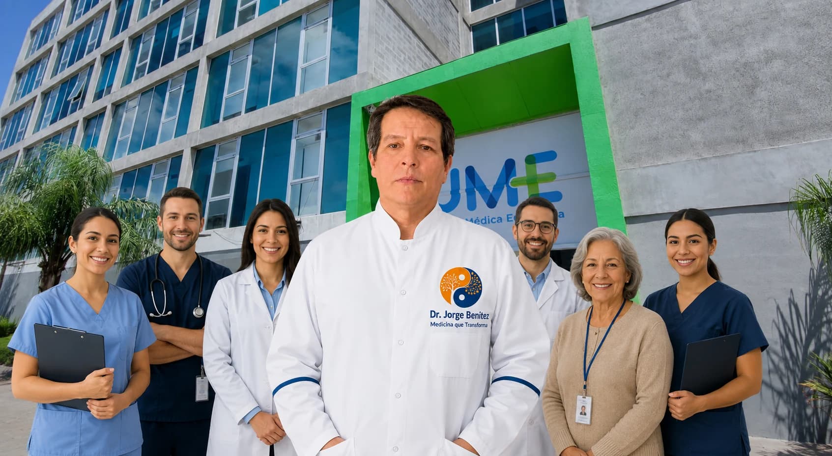 Dr. Jorge Benítez capacitando y articulando con el equipo de salud